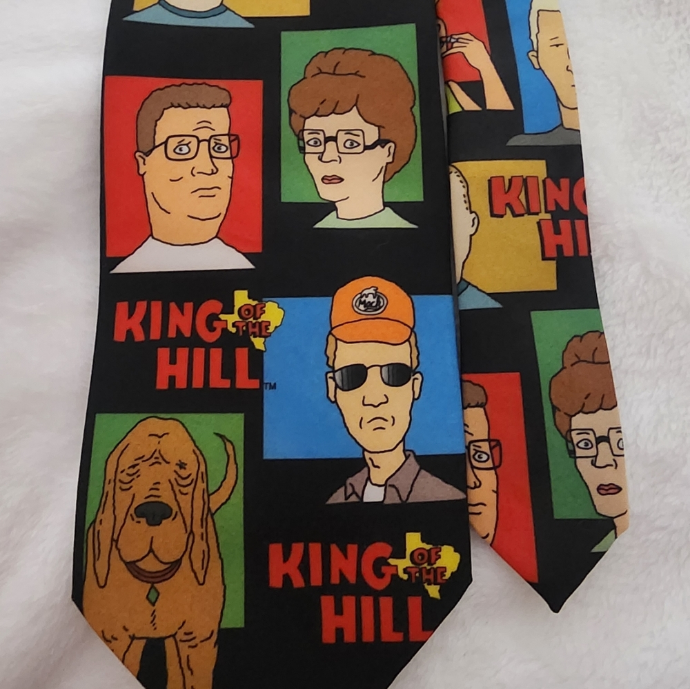King of the Hill Tie - Vintage 90s - EUC